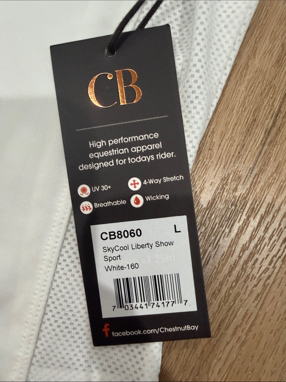 NWT chestnut Bay show shirt - Picture 2 of 4